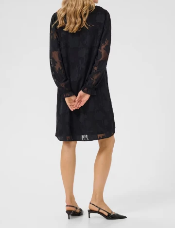 Rochie scurta Cream, negru Negru
