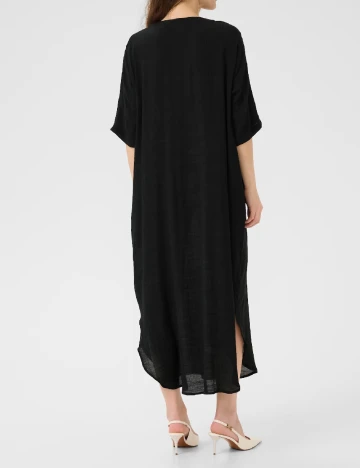 Rochie lunga Kaffe, negru Negru