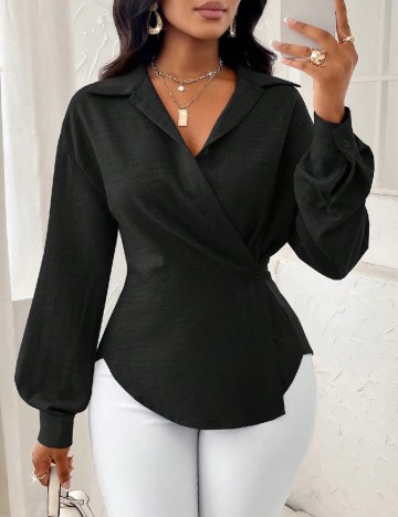 
						Camasa SHEIN, negru