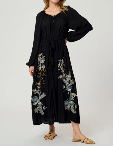 Rochie medie Cream, negru
