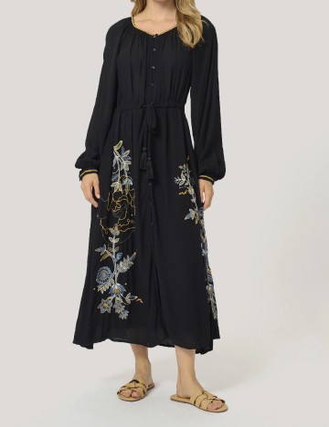
						Rochie medie Cream, negru