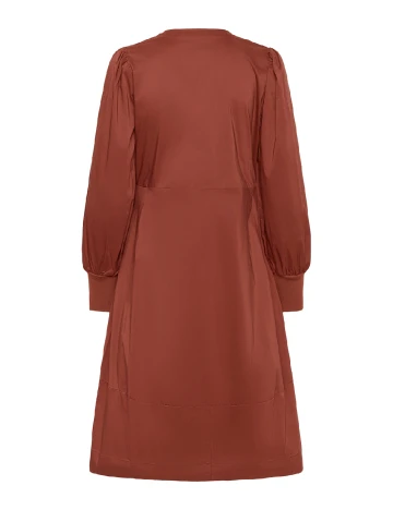 Rochie medie Culture, caramiziu Maro