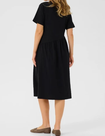 Rochie medie Kaffe, negru Negru