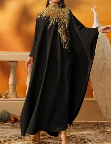Rochie lunga SHEIN, negru Negru