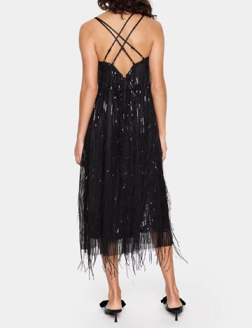 Rochie medie Saint Tropez, negru