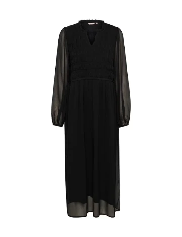 Rochie lunga Kaffe, negru Negru