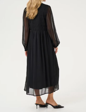 Rochie lunga Kaffe, negru Negru