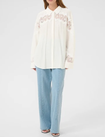 Camasa Karen By Simonsen, ecru Alb