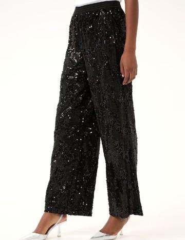 Pantaloni Kaffe, negru