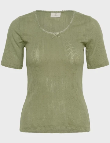 Tricou Kaffe, verde Verde