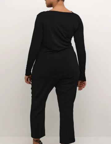 Bluza Kaffe Curve, negru