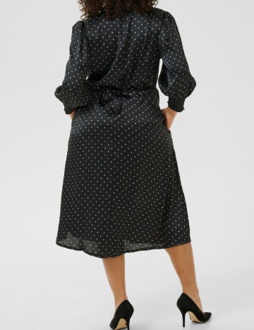 Rochie medie Kaffe Curve, negru