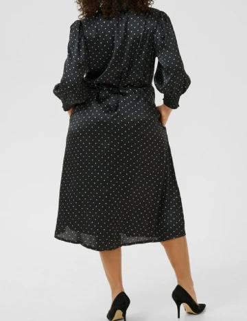 Rochie medie Kaffe Curve, negru