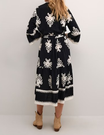 Rochie medie Cream, negru