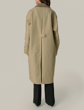 Trench Soaked In Luxury, kaki