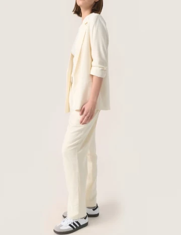 Blazer Soaked In Luxury, ecru
