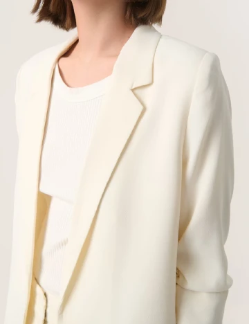 Blazer Soaked In Luxury, ecru