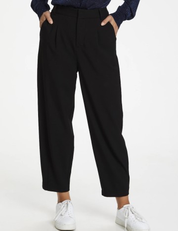 Pantaloni Kaffe, negru