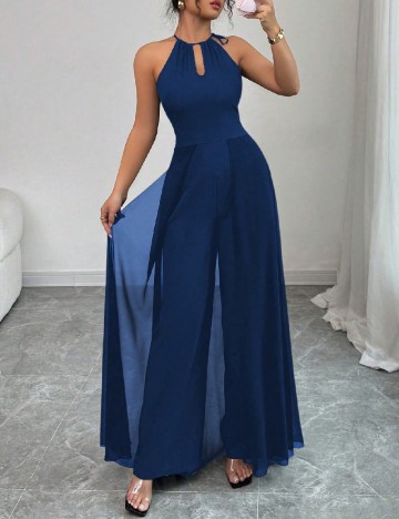 
						Salopeta SHEIN, bleumarin inchis