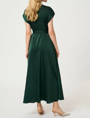 Rochie lunga Cream, verde