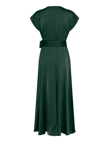 Rochie lunga Cream, verde