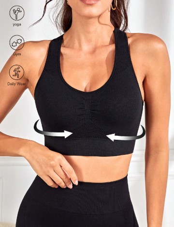 
						Bustiera SHEIN, negru