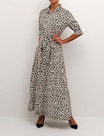 
						Rochie lunga Kaffe, animal print
