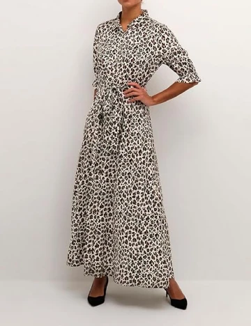 Rochie lunga Kaffe, animal print Animal print