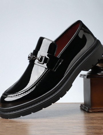 
						Mocasini SHEIN, negru