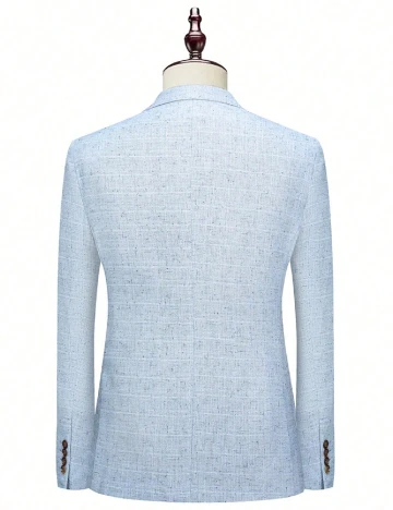 Costum SHEIN, albastru deschis Albastru