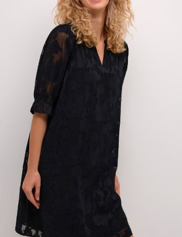 Rochie scurta Cream, negru