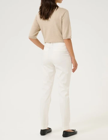 Pantaloni Kaffe, alb Alb