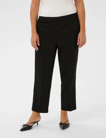 Pantaloni Kaffe Curve, negru Negru