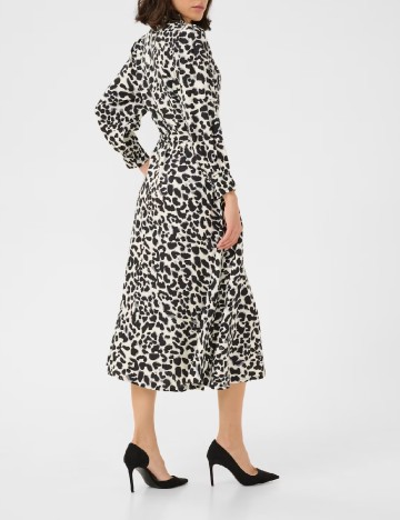 Rochie medie Kaffe, animal print