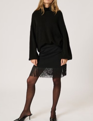 
						Pulover My Essential Wardrobe, negru