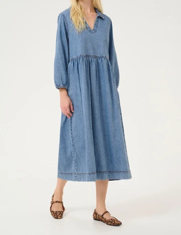 Rochie medie Culture, albastru