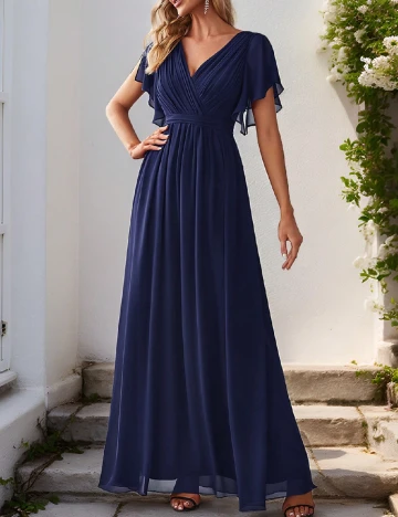 Rochie lunga SHEIN, bleumarin inchis