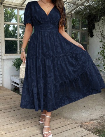 
						Rochie medie SHEIN CURVE, bleumarin inchis