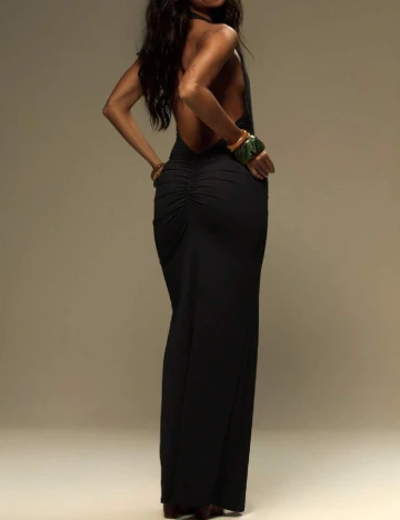 Rochie lunga Musera, negru