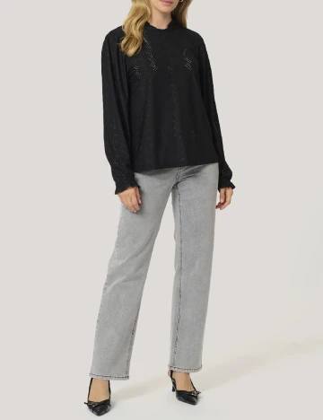 Bluza Cream, negru