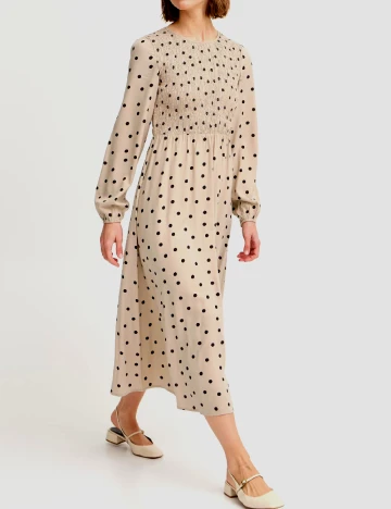 Rochie medie b.young, maro deschis