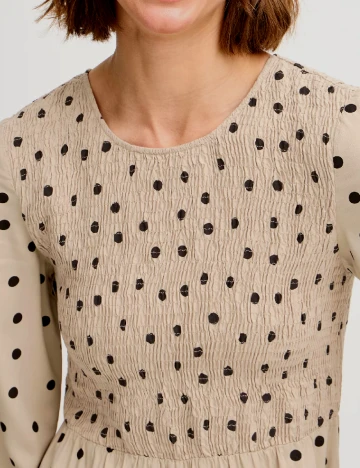 Rochie medie b.young, maro deschis