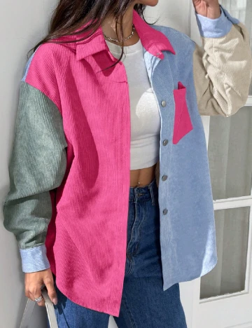 Jacheta SHEIN CURVE, mix culori