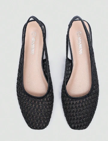 Balerini SHEIN, negru Negru