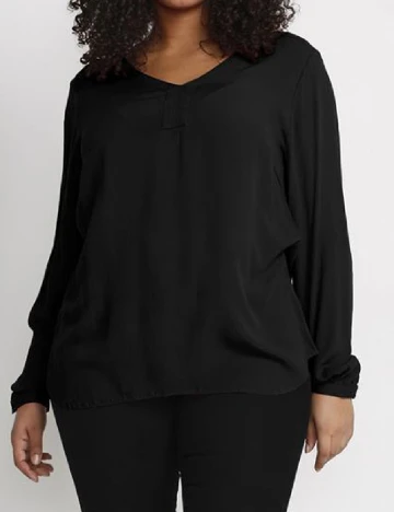 Bluza Kaffe Curve, negru