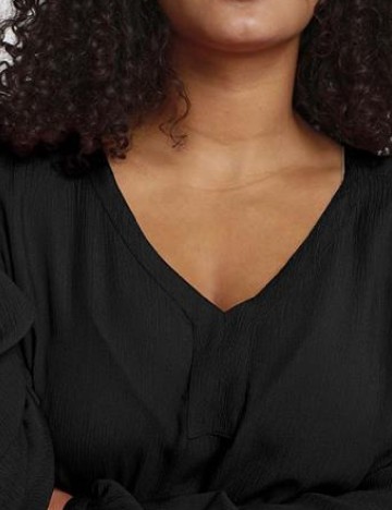 Bluza Kaffe Curve, negru