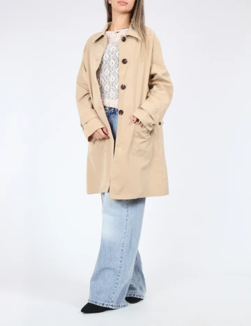 Trench SHEIN, maro deschis Maro