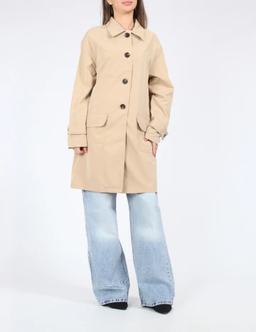Trench SHEIN, maro deschis Maro