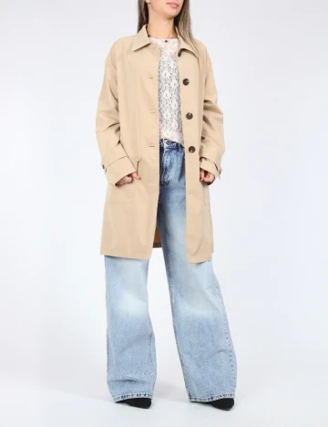 Trench SHEIN, maro deschis Maro