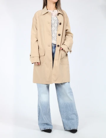Trench SHEIN, maro deschis Maro